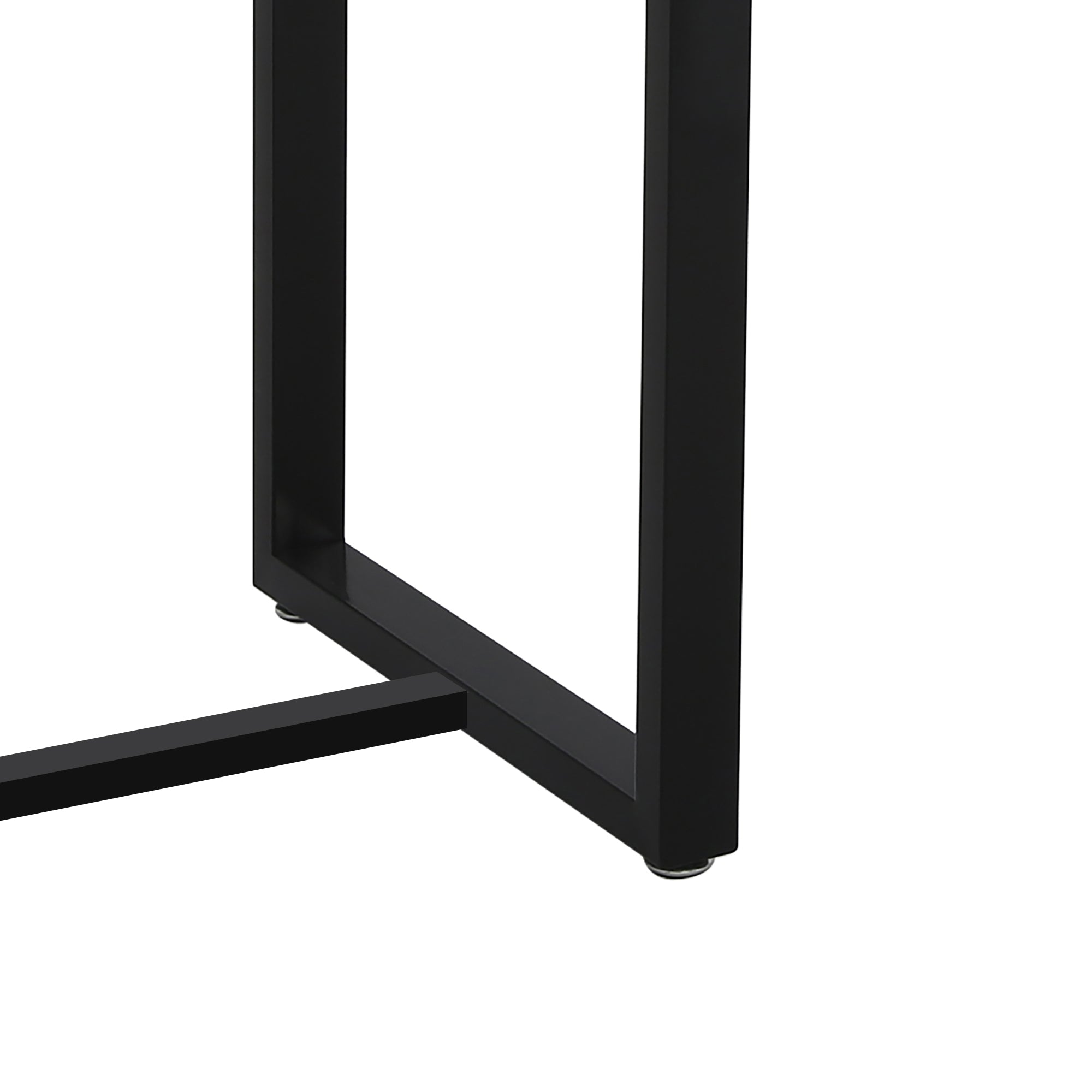 Industrial High Bar Table Solid Pine Wood with Steel Legs - Brown - Rivercity House & Home Co. (ABN 18 642 972 209) - Affordable Modern Furniture Australia