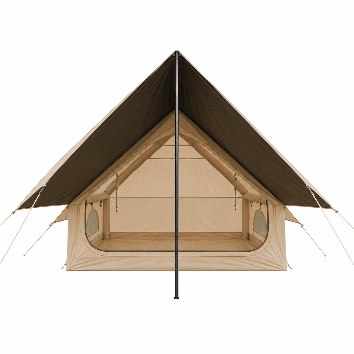 Inflatable A-Frame Basecamp Tent with Extended Side Awning - Outdoor Recreation > Camping > Tents - Rivercity House & Home Co. (ABN 18 642 972 209) - Affordable Modern Furniture Australia