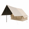 Inflatable A-Frame Basecamp Tent with Extended Side Awning