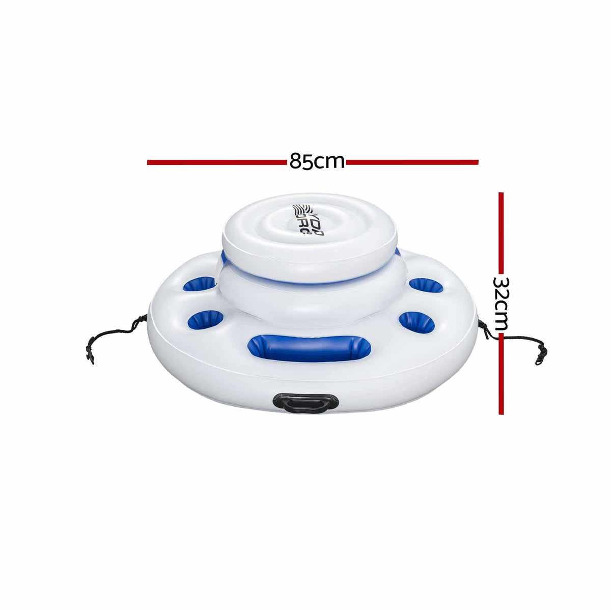 Inflatable Floating Cooler with 5 Cup Holders for Pool, Holds 24 Cans - Home & Garden > Pool & Accessories > Pool Toys & Inflatables - Rivercity House & Home Co. (ABN 18 642 972 209) - Affordable Modern Furniture Australia