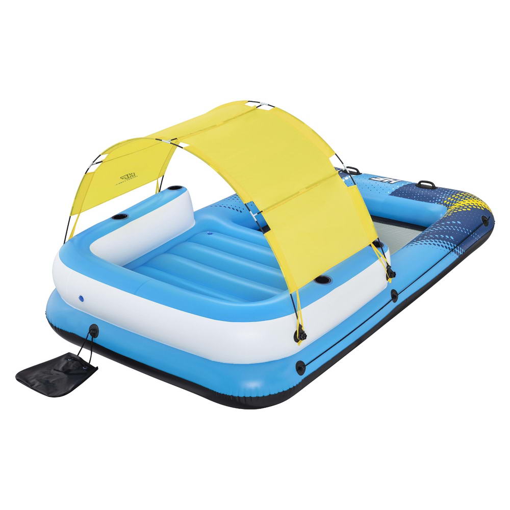 Inflatable Floating Island Float Lounger Sunshade Pool Bed 3.05Mx1.86M - Home & Garden > Pool & Accessories > Pool Toys & Inflatables - Rivercity House & Home Co. (ABN 18 642 972 209) - Affordable Modern Furniture Australia