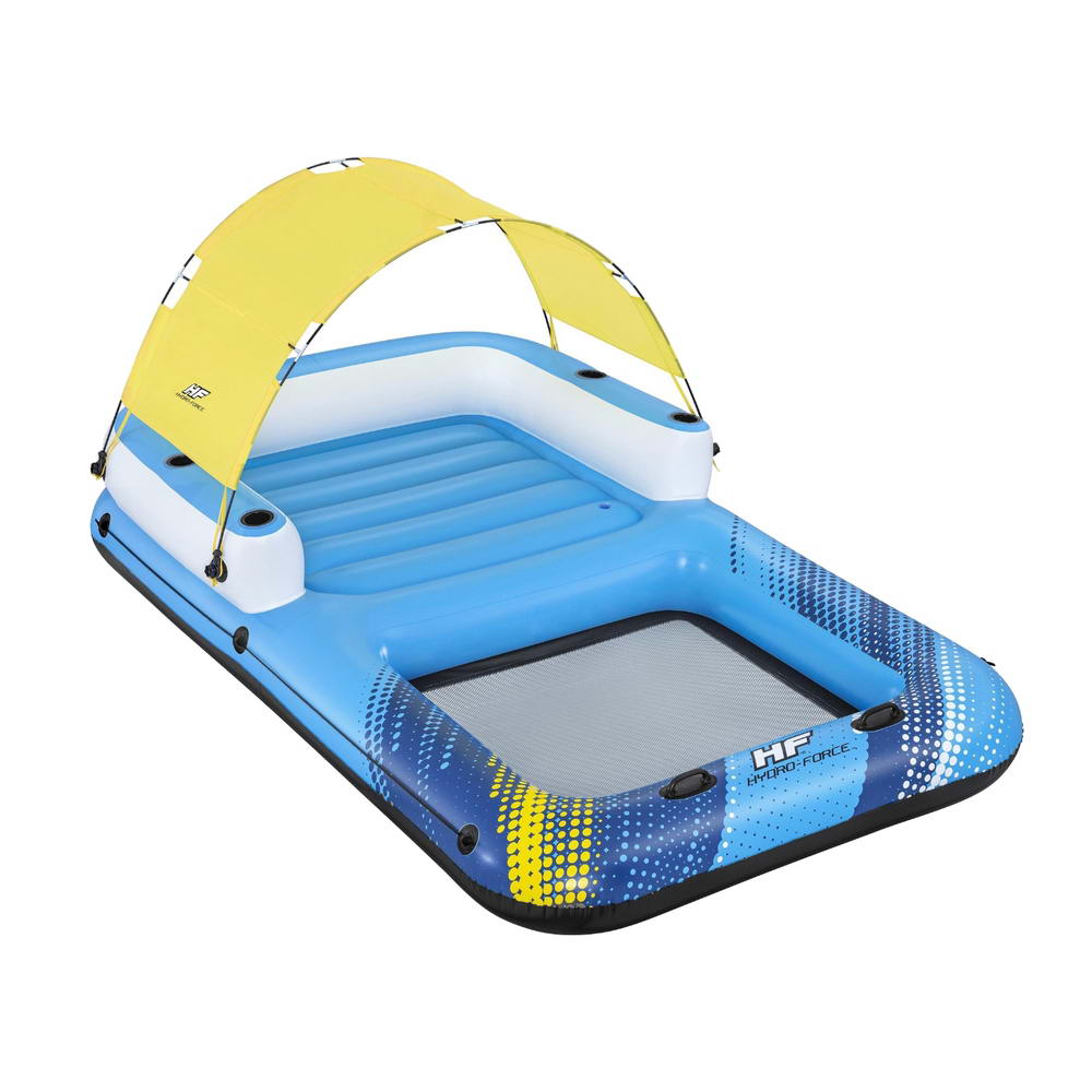 Inflatable Floating Island Float Lounger Sunshade Pool Bed 3.05Mx1.86M - Home & Garden > Pool & Accessories > Pool Toys & Inflatables - Rivercity House & Home Co. (ABN 18 642 972 209) - Affordable Modern Furniture Australia