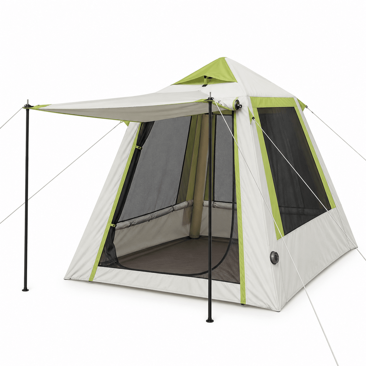 Inflatable Mesh Gazebo Tent with Extendable Canopy and Air-Frame Structure - Outdoor Recreation > Camping > Tents - Rivercity House & Home Co. (ABN 18 642 972 209) - Affordable Modern Furniture Australia