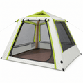 Inflatable Mesh Gazebo Tent with Extendable Canopy and Air-Frame Structure