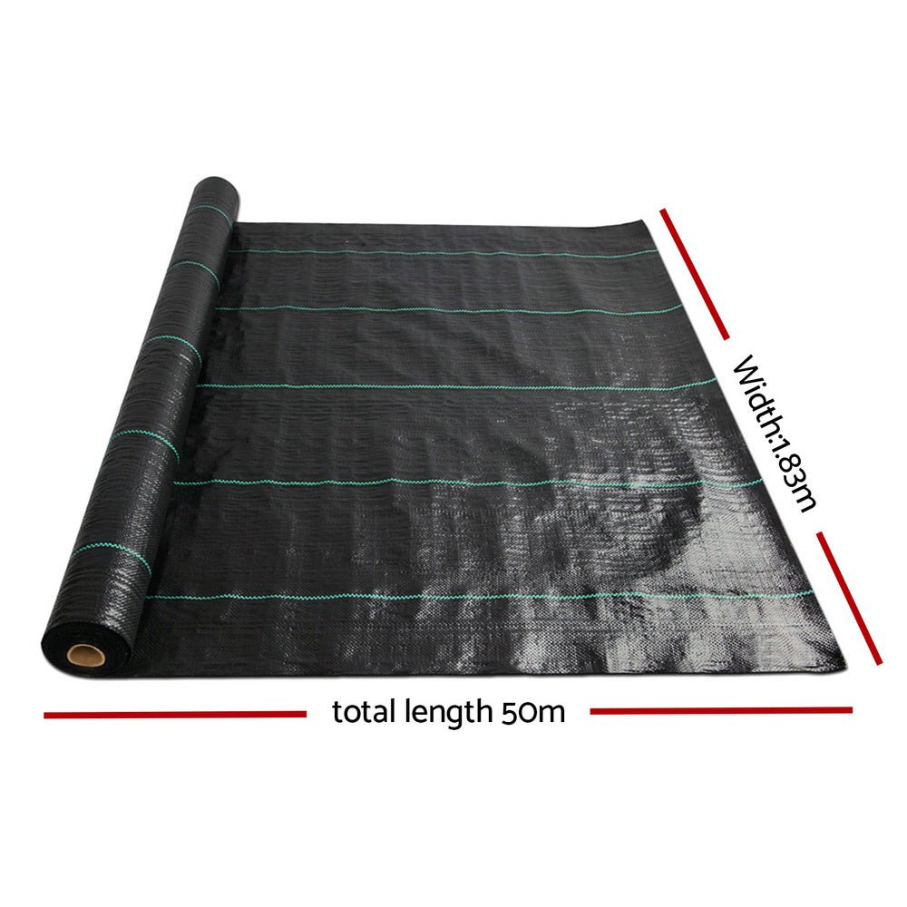 Instahut 1.83x50m Weed Mat Weedmat Control Plant - Pet Care > Farm Supplies - Rivercity House & Home Co. (ABN 18 642 972 209) - Affordable Modern Furniture Australia