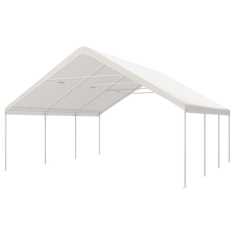 Instahut Carports 6x6m Carport Kits Steel Shelter Gazebo Canopy Garage Portable Garden Shed - Home & Garden > Shading > Canopies & Gazebos - Rivercity House & Home Co. (ABN 18 642 972 209) - Affordable Modern Furniture Australia