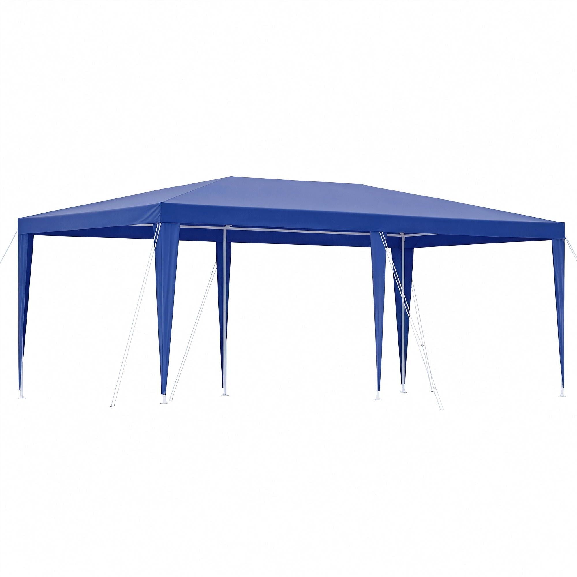 Instahut Gazebo 3x6m Wedding Party Marquee Tent Outdoor Event Camping Canopy Shade Blue - Home & Garden > Shading > Canopies & Gazebos - Rivercity House & Home Co. (ABN 18 642 972 209) - Affordable Modern Furniture Australia