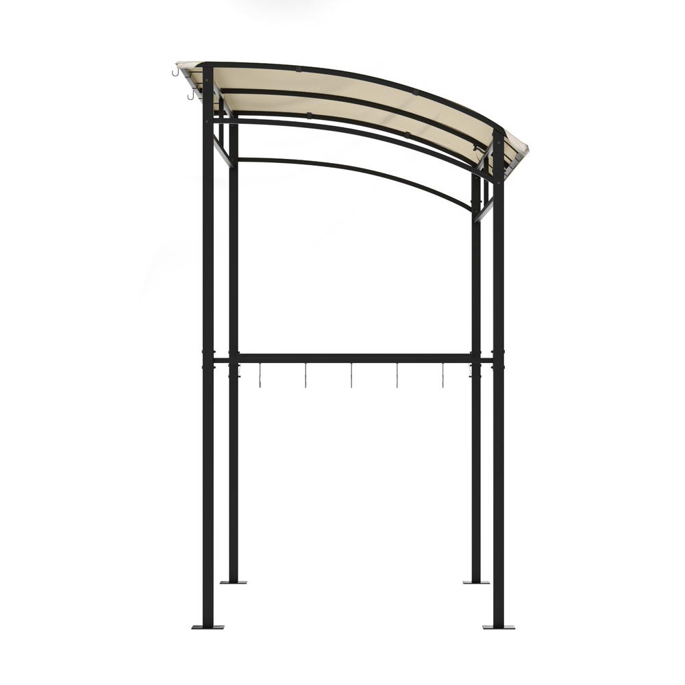 Instahut Gazebo Outdoor BBQ Grill Patio Garden Marquee Shade Shelter Shelf Hooks Beige - Home & Garden > Shading > Canopies & Gazebos - Rivercity House & Home Co. (ABN 18 642 972 209) - Affordable Modern Furniture Australia