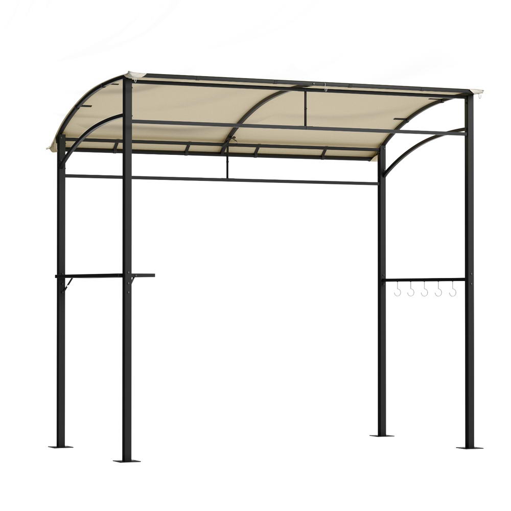 Instahut Gazebo Outdoor BBQ Grill Patio Garden Marquee Shade Shelter Shelf Hooks Beige - Home & Garden > Shading > Canopies & Gazebos - Rivercity House & Home Co. (ABN 18 642 972 209) - Affordable Modern Furniture Australia