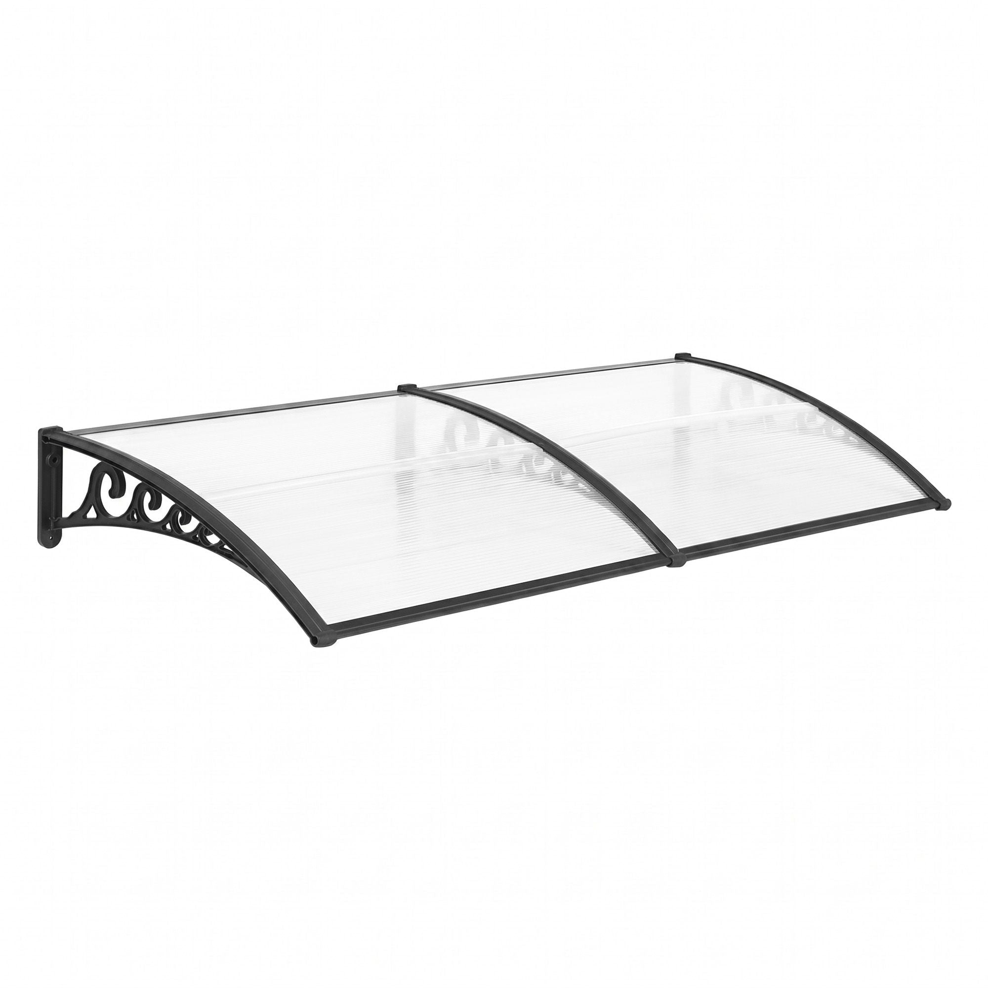 Instahut Window Door Awning 0.8mx2m Transparent - Home & Garden > Shading > Awnings - Rivercity House & Home Co. (ABN 18 642 972 209) - Affordable Modern Furniture Australia