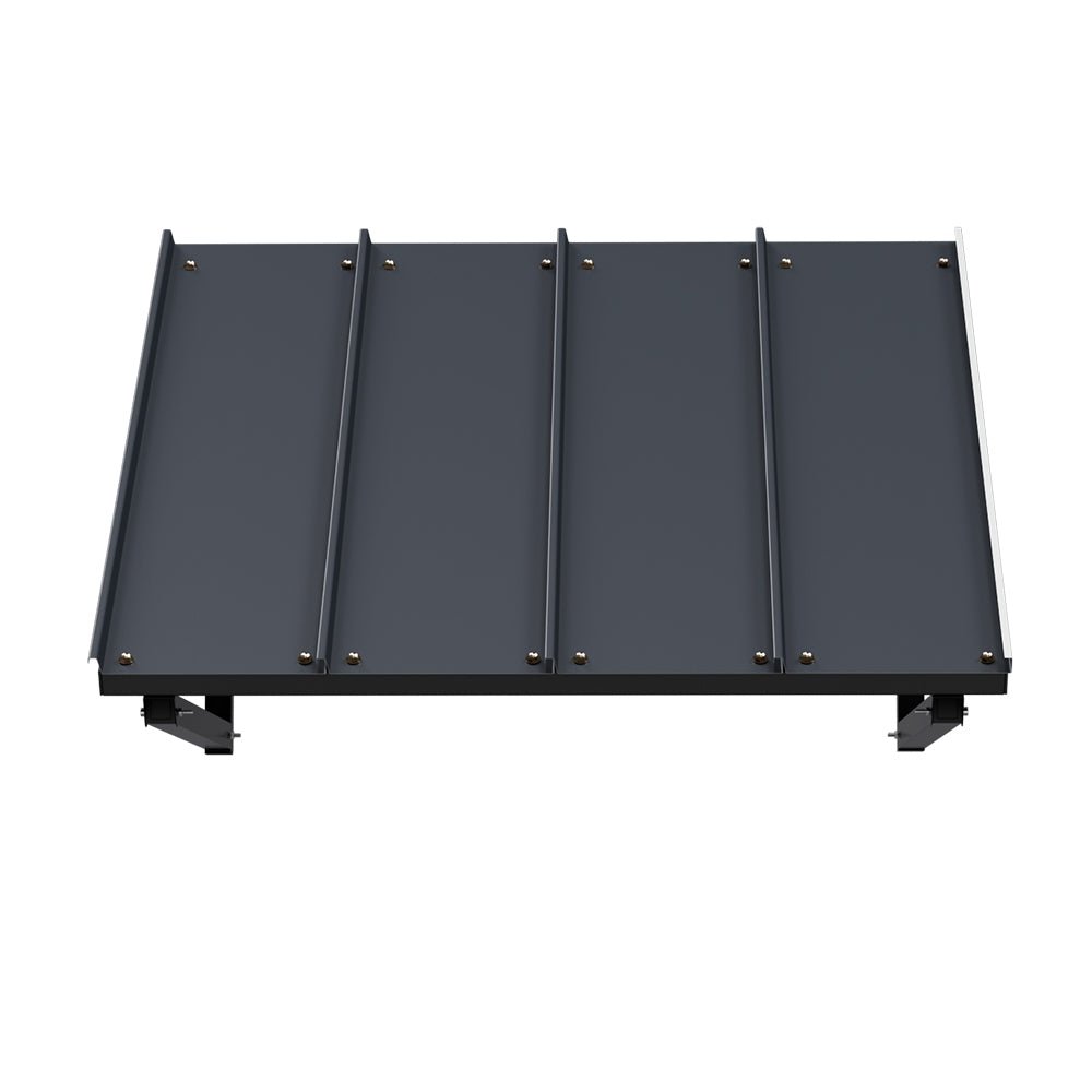 Instahut Window Door Awning Canopy 1mx1.2m Black Metal Frame - Home & Garden > Shading - Rivercity House & Home Co. (ABN 18 642 972 209) - Affordable Modern Furniture Australia