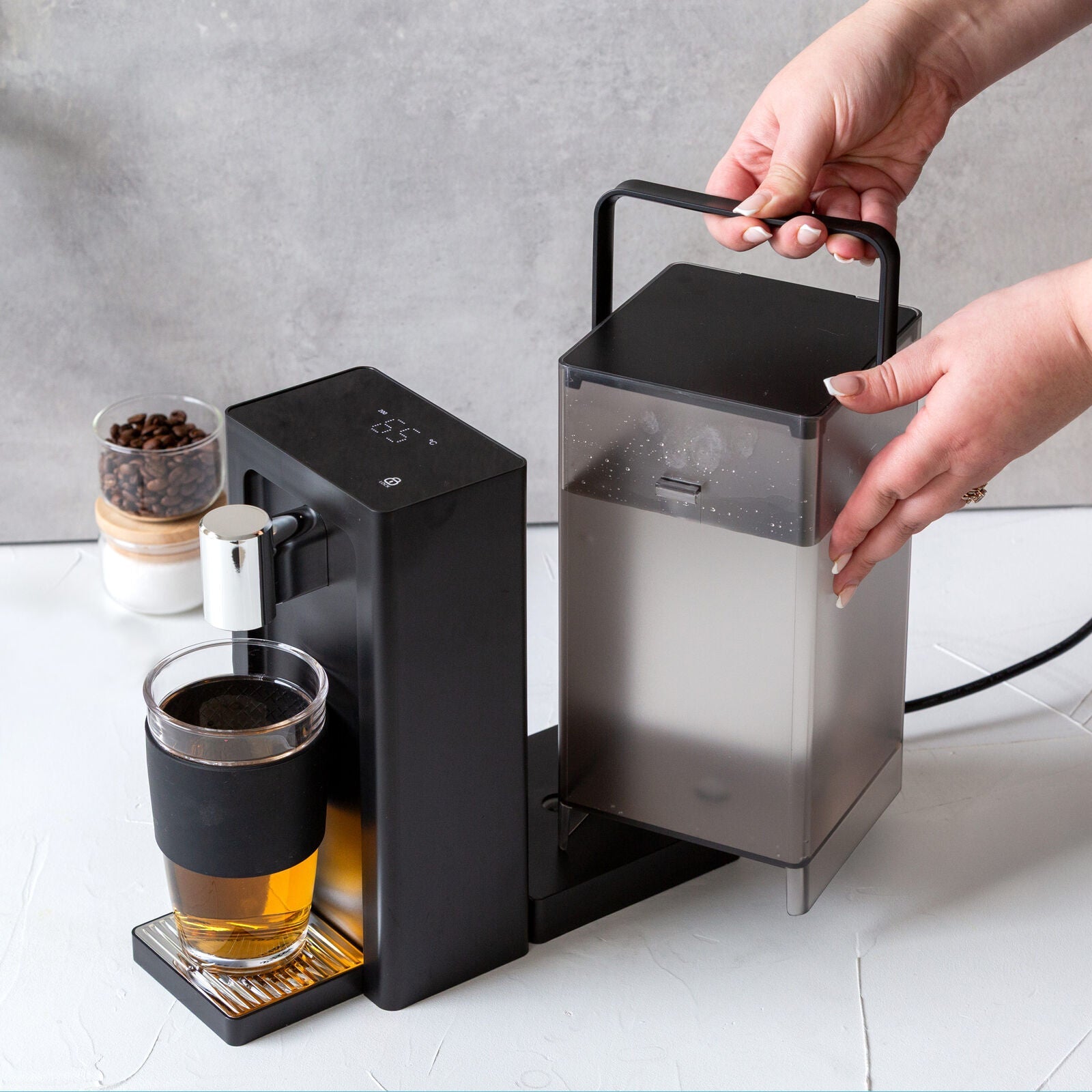 Instant Hot Water Dispenser 3L - One - Touch Operation with Adjustable Temperature & Cup Sizes - Appliances > Kitchen Appliances > Kettles - Rivercity House & Home Co. (ABN 18 642 972 209) - Affordable Modern Furniture Australia