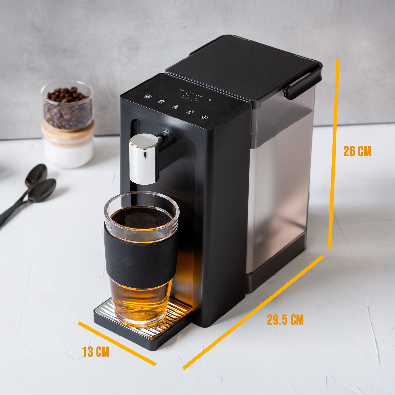 Instant Hot Water Dispenser 3L - One - Touch Operation with Adjustable Temperature & Cup Sizes - Appliances > Kitchen Appliances > Kettles - Rivercity House & Home Co. (ABN 18 642 972 209) - Affordable Modern Furniture Australia