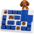 Interactive Dog Puzzle Toy & Slow Feeder Treat Dispenser for Dogs and Cats - Multi-Color