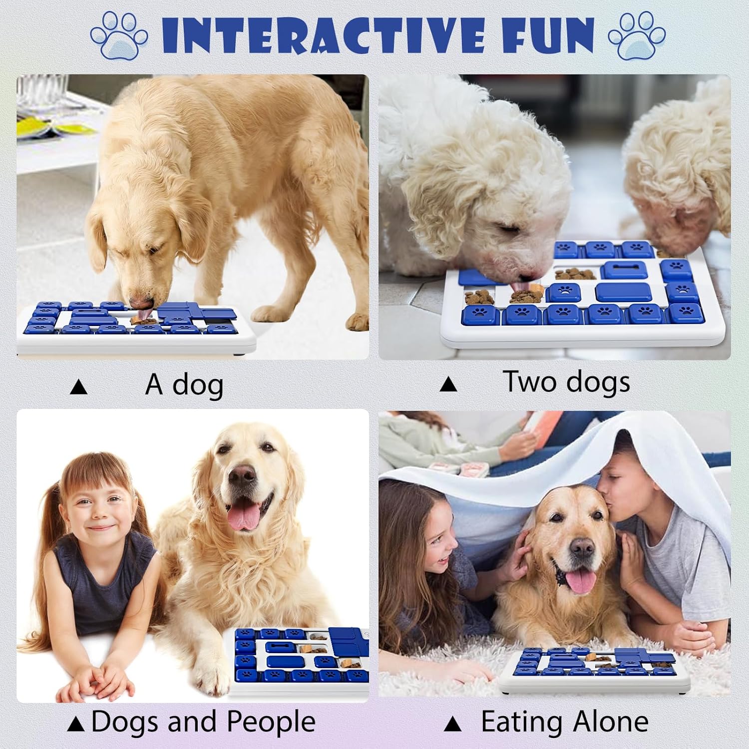 Interactive Dog Puzzle Toy & Slow Feeder Treat Dispenser for Dogs and Cats - Multi - Color - Pet Care > Dog Supplies > Dog Bowls, Feeders & Waterers - Rivercity House & Home Co. (ABN 18 642 972 209) - Affordable Modern Furniture Australia