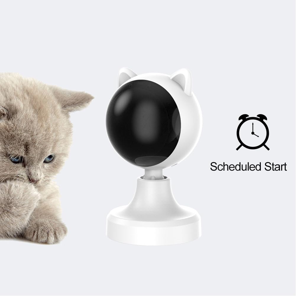 Interactive USB Rechargeable Cat Laser Toy with Adjustable Angle & 2 Speed Modes - Multi - Pet Care > Toys > Cat Toys - Rivercity House & Home Co. (ABN 18 642 972 209) - Affordable Modern Furniture Australia