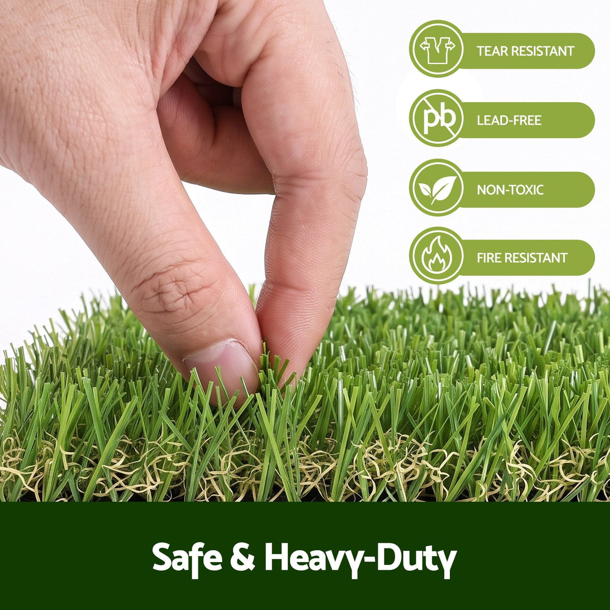 Interlocking Artificial Grass Turf Tiles for Balcony and Pets 24 Pack - Home & Garden > Artificial Plants > Artificial Grass - Rivercity House & Home Co. (ABN 18 642 972 209) - Affordable Modern Furniture Australia
