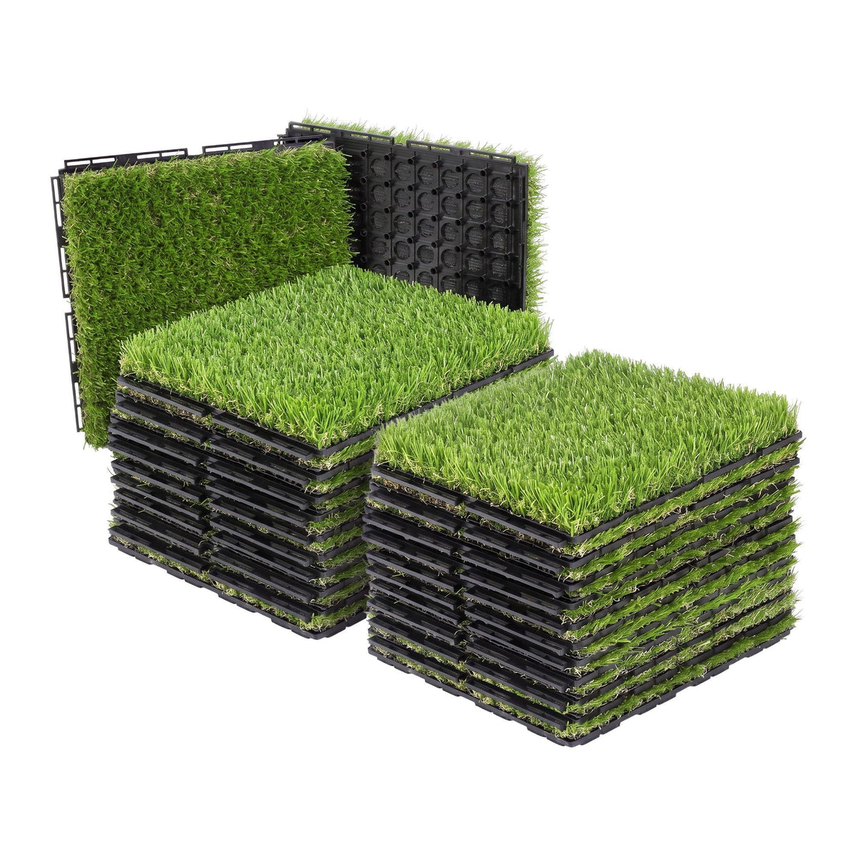 Interlocking Artificial Grass Turf Tiles for Balcony and Pets 24 Pack - Home & Garden > Artificial Plants > Artificial Grass - Rivercity House & Home Co. (ABN 18 642 972 209) - Affordable Modern Furniture Australia