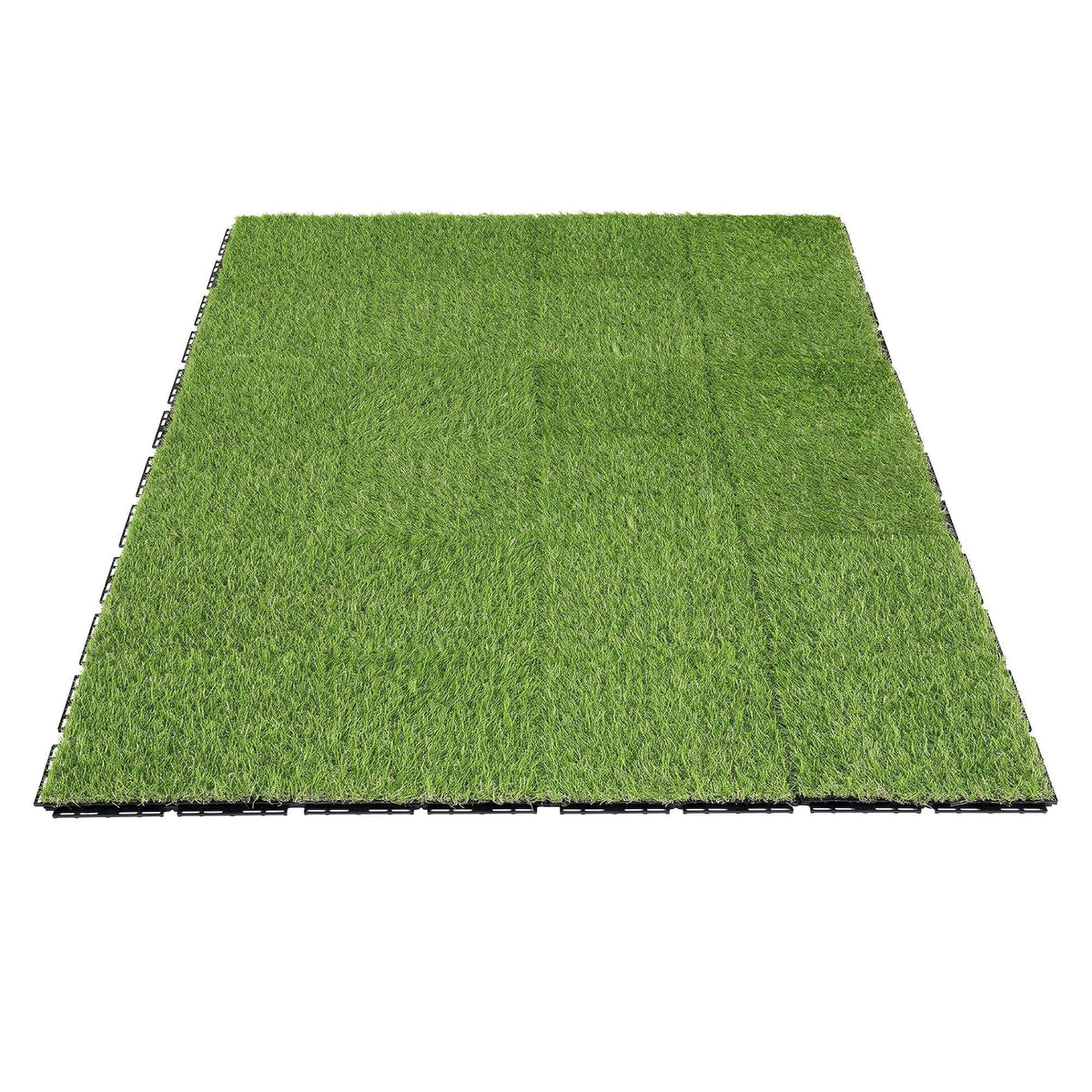 Interlocking Artificial Grass Turf Tiles for Balcony and Pets 24 Pack - Home & Garden > Artificial Plants > Artificial Grass - Rivercity House & Home Co. (ABN 18 642 972 209) - Affordable Modern Furniture Australia
