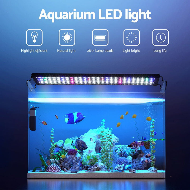 i.Pet Aquarium Light Full Spectrum 60CM Aqua Plant Fish Tank Lamp - Pet Care > Aquarium - Rivercity House & Home Co. (ABN 18 642 972 209) - Affordable Modern Furniture Australia