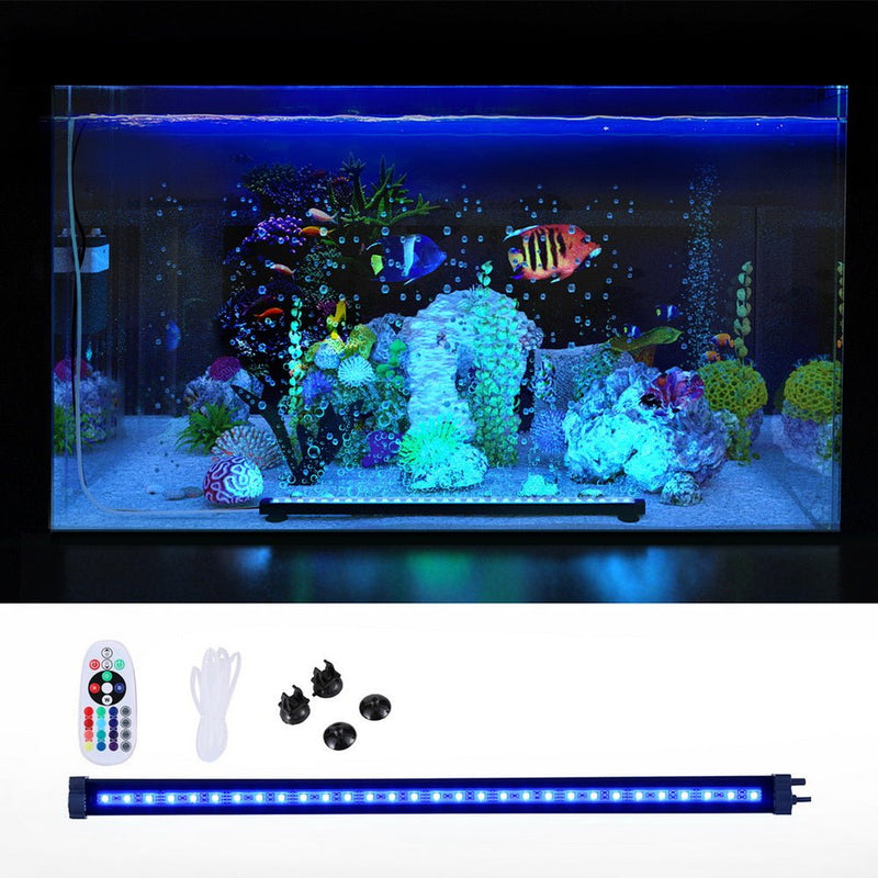 Aquarium Light Submersible 52CM Air Bubble LED Light