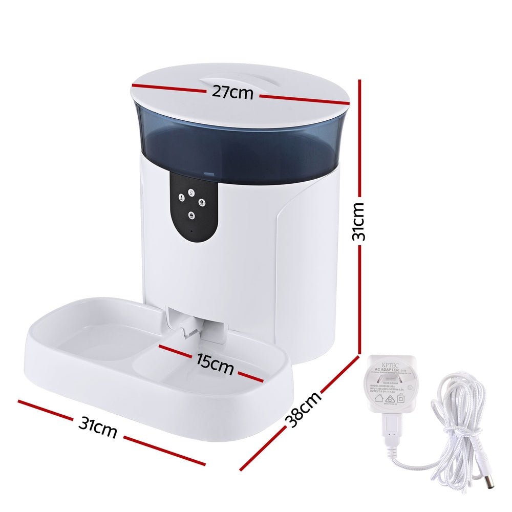 i.Pet Automatic Pet Feeder Dog Cat Wifi 7L Auto Smart Food Dispenser Timer Feed - Pet Care > Pet Food - Rivercity House & Home Co. (ABN 18 642 972 209) - Affordable Modern Furniture Australia