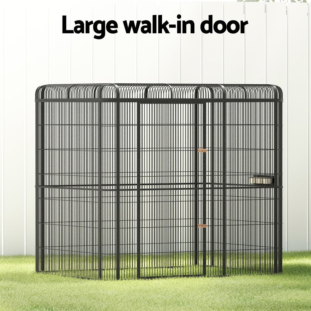 i.Pet Bird Cage Large Walk-in Aviary Budgie Perch Cage Parrot Pet Huge 203cm - Pet Care > Bird - Rivercity House & Home Co. (ABN 18 642 972 209) - Affordable Modern Furniture Australia