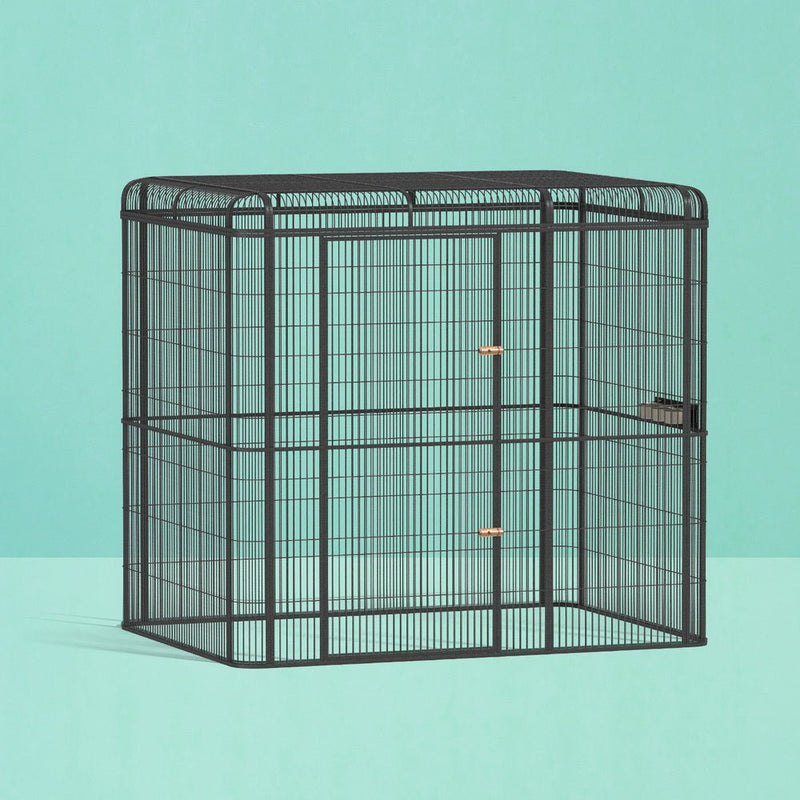 i.Pet Bird Cage Large Walk-in Aviary Budgie Perch Cage Parrot Pet Huge 203cm - Pet Care > Bird - Rivercity House & Home Co. (ABN 18 642 972 209) - Affordable Modern Furniture Australia