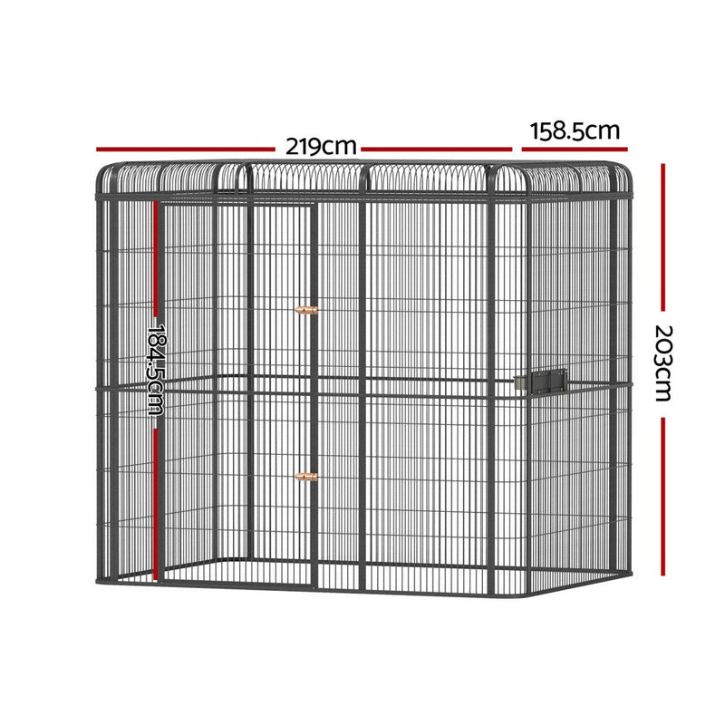 i.Pet Bird Cage Large Walk-in Aviary Budgie Perch Cage Parrot Pet Huge 203cm - Pet Care > Bird - Rivercity House & Home Co. (ABN 18 642 972 209) - Affordable Modern Furniture Australia