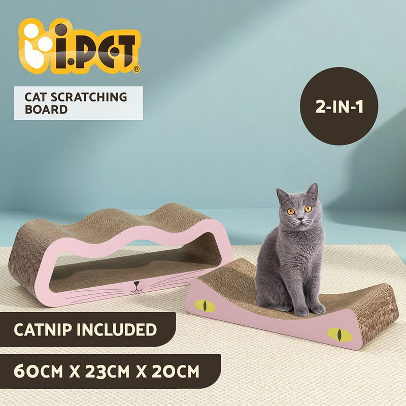i.Pet Cat Scratching Board Scratcher Cardboard Kitten Indoor Climbing Pad Catnip - Pet Care > Cat Supplies - Rivercity House & Home Co. (ABN 18 642 972 209) - Affordable Modern Furniture Australia