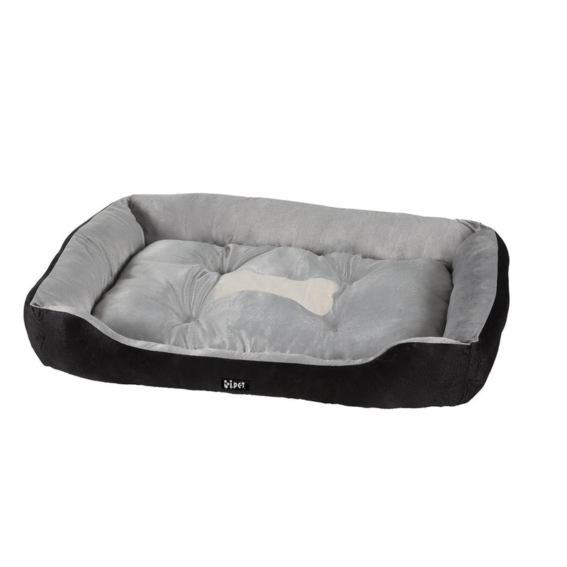 i.Pet Pet Bed Dog Cat Calming Soft Sleeping Comfy Plush Mat Cave Washable Black - Pet Care > Dog Supplies - Rivercity House & Home Co. (ABN 18 642 972 209) - Affordable Modern Furniture Australia