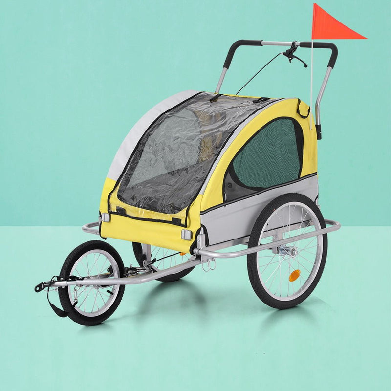 i.Pet Pet Bike Trailer Dog Stroller Pram Bicycle Large Travel Cycling Foldable - Pet Care > Cat Supplies - Rivercity House & Home Co. (ABN 18 642 972 209) - Affordable Modern Furniture Australia