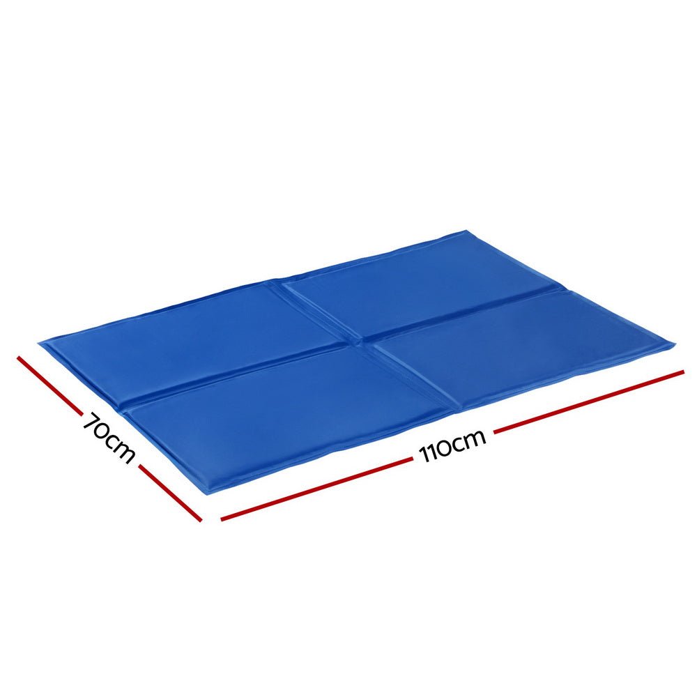 i.Pet Pet Cooling Mat Gel Dog Cat Self-cool Puppy Pad Large Bed Cushion Summer - Pet Care > Dog Supplies - Rivercity House & Home Co. (ABN 18 642 972 209) - Affordable Modern Furniture Australia