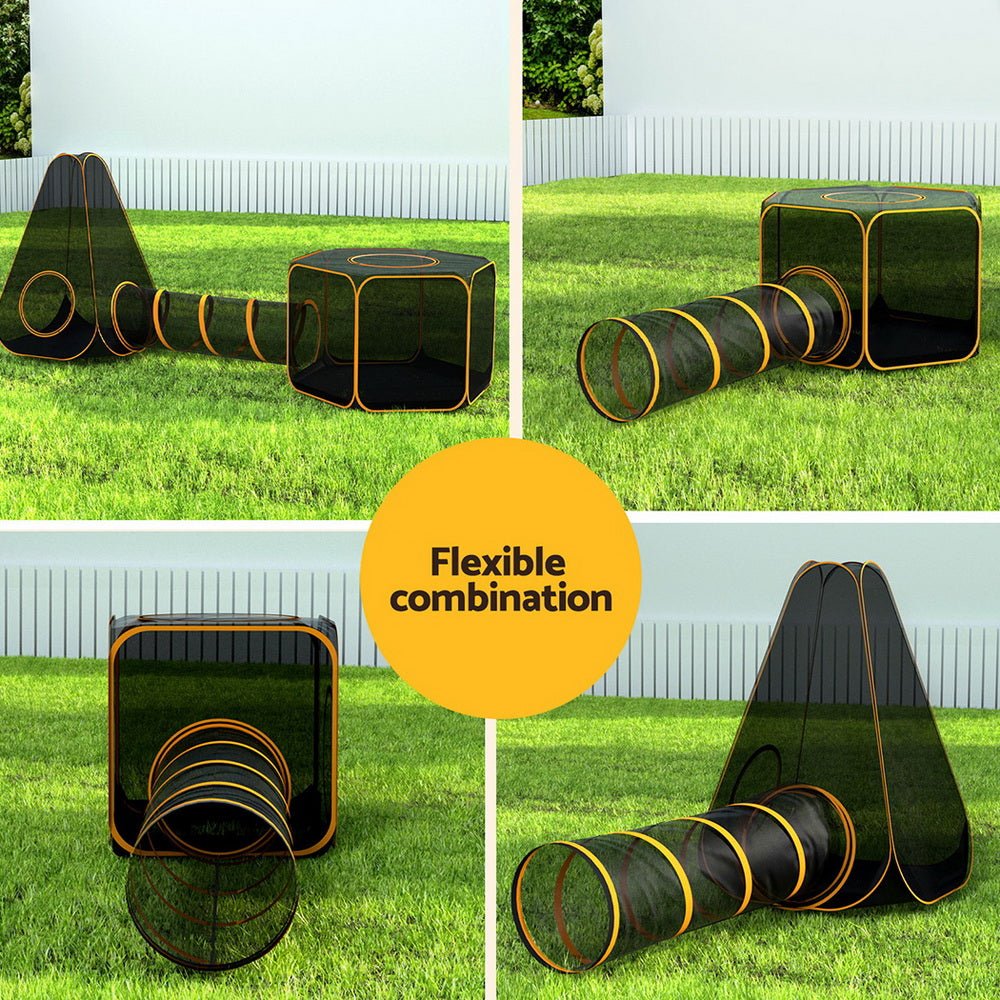 i.Pet Pet Playpen Cat House 6 IN 1 Tent Tunnel Dog Cage Puppy Rabbit Play Portable - Pet Care > Cat Supplies - Rivercity House & Home Co. (ABN 18 642 972 209) - Affordable Modern Furniture Australia