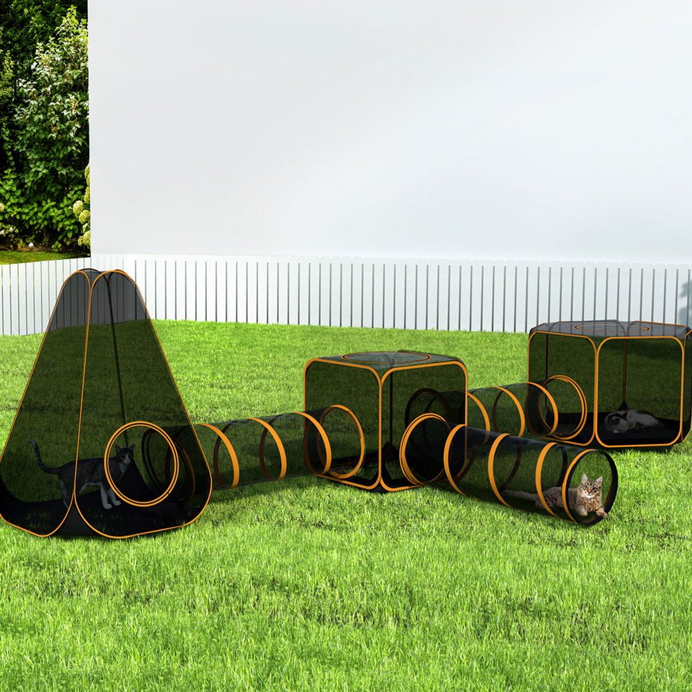 i.Pet Pet Playpen Cat House 6 IN 1 Tent Tunnel Dog Cage Puppy Rabbit Play Portable - Pet Care > Cat Supplies - Rivercity House & Home Co. (ABN 18 642 972 209) - Affordable Modern Furniture Australia