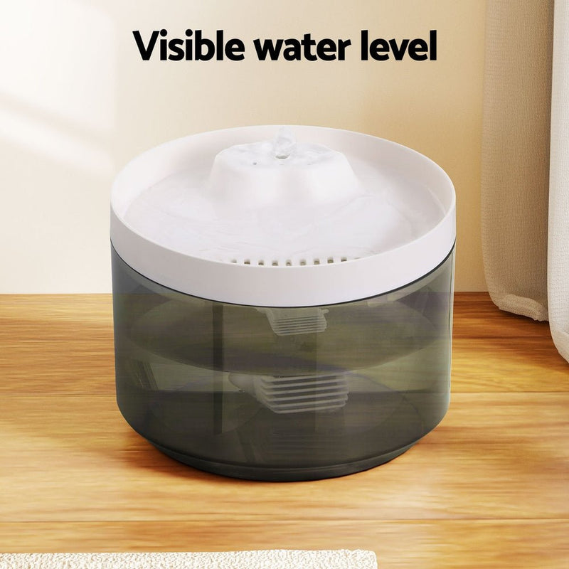 i.Pet Pet Water Fountain Dispenser Filter Dog Cat Drinking Automatic Electric 2.2L - Pet Care > Dog Supplies - Rivercity House & Home Co. (ABN 18 642 972 209) - Affordable Modern Furniture Australia