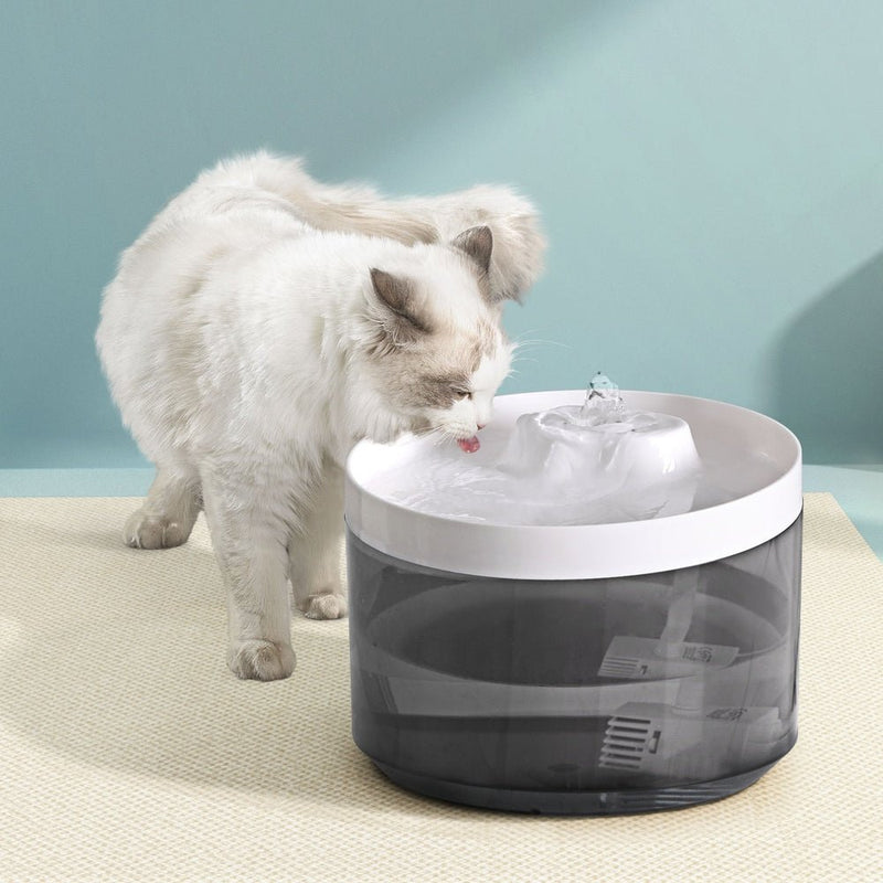 i.Pet Pet Water Fountain Dispenser Filter Dog Cat Drinking Automatic Electric 2.2L - Pet Care > Dog Supplies - Rivercity House & Home Co. (ABN 18 642 972 209) - Affordable Modern Furniture Australia