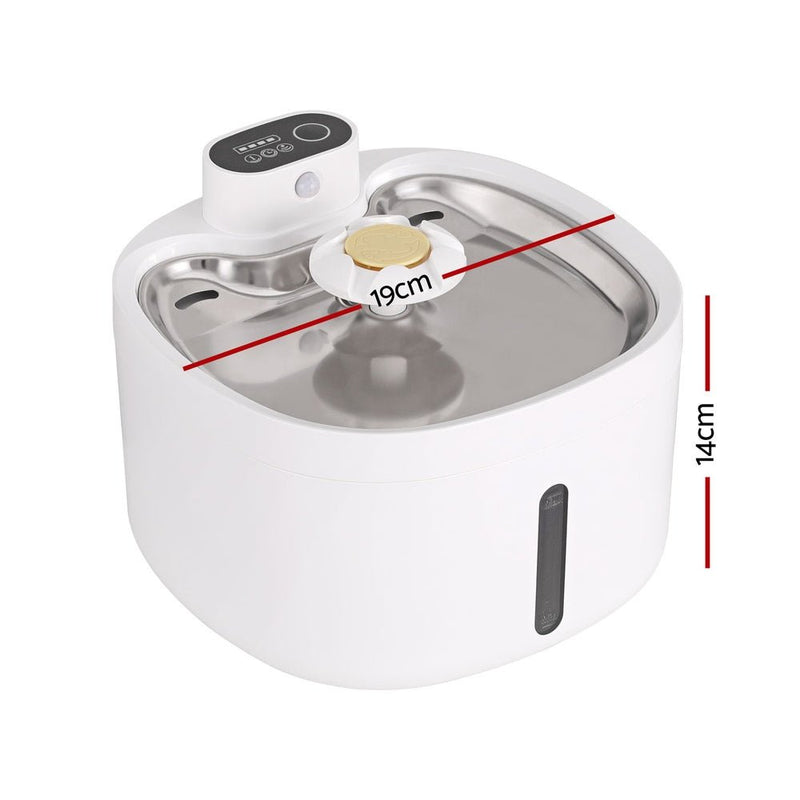 i.Pet Pet Water Fountain Dispenser Filter Dog Cat Drinking Automatic Electric 2.6L - Pet Care > Dog Supplies - Rivercity House & Home Co. (ABN 18 642 972 209) - Affordable Modern Furniture Australia