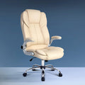 Kea Executive Office Chair Leather Beige
