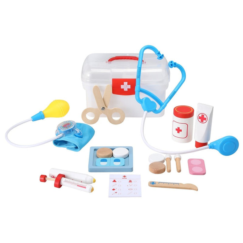 Keezi Kids Doctor Nurse Medical Case Pretend Play Set Stethoscope Medicine Toys - Baby & Kids > Toys - Rivercity House & Home Co. (ABN 18 642 972 209) - Affordable Modern Furniture Australia