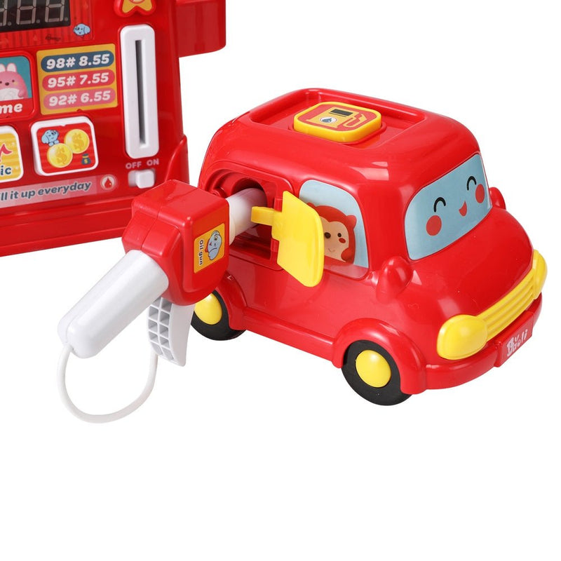 Keezi Kids Gas Petrol Station Pumper Pretend Play Toys Car Music Card Playset - Baby & Kids > Toys - Rivercity House & Home Co. (ABN 18 642 972 209) - Affordable Modern Furniture Australia