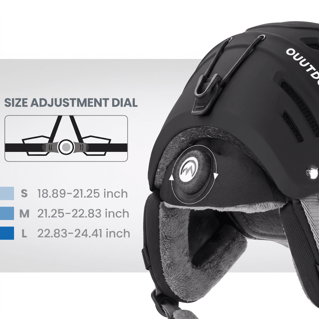 Kelvin II Ski Helmet - Snow Sport Helmet Snowboard Helmet for Men Women & Youth Grey M - Outdoor Recreation > Snow Sports > Skiing & Accessories - Rivercity House & Home Co. (ABN 18 642 972 209) - Affordable Modern Furniture Australia