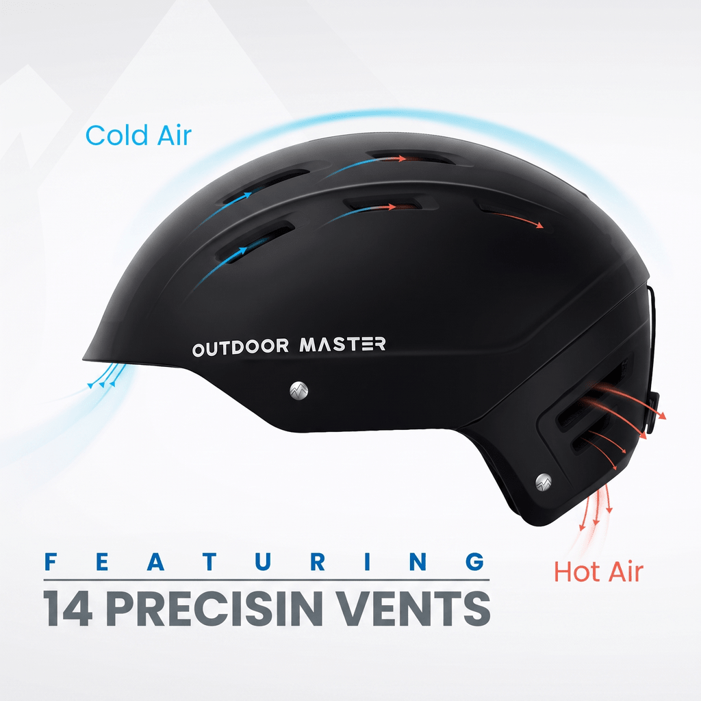 Kelvin II Ski Helmet - Snow Sport Helmet Snowboard Helmet for Men Women & Youth White L - Outdoor Recreation > Snow Sports > Skiing & Accessories - Rivercity House & Home Co. (ABN 18 642 972 209) - Affordable Modern Furniture Australia