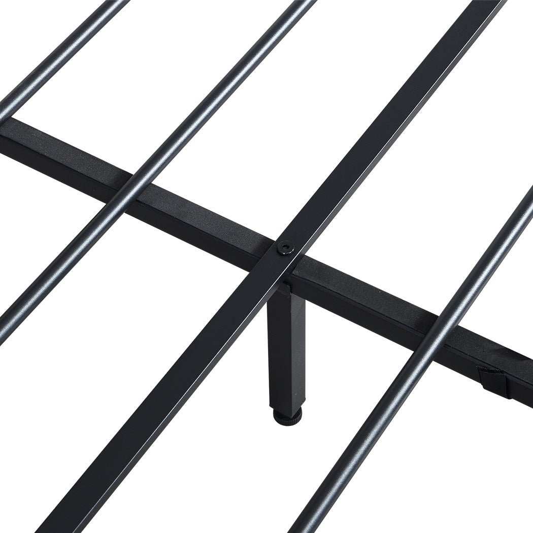Kensley Double LED Storage Bed Frame – Industrial - Rivercity House & Home Co. (ABN 18 642 972 209) - Affordable Modern Furniture Australia