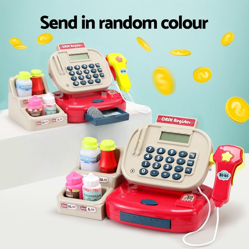 Kids Cash Register Calculator Pretend Play Shops Money Checkout Toys Set - Baby & Kids > Toys - Rivercity House & Home Co. (ABN 18 642 972 209) - Affordable Modern Furniture Australia