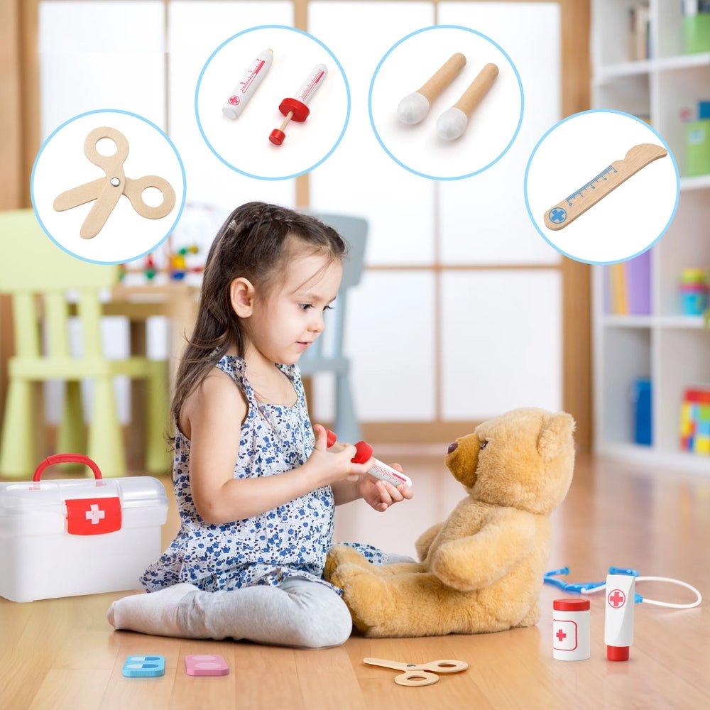 Kids Doctor Nurse Medical Case Pretend Play Set Stethoscope Medicine Toys - Baby & Kids > Toys - Rivercity House & Home Co. (ABN 18 642 972 209) - Affordable Modern Furniture Australia