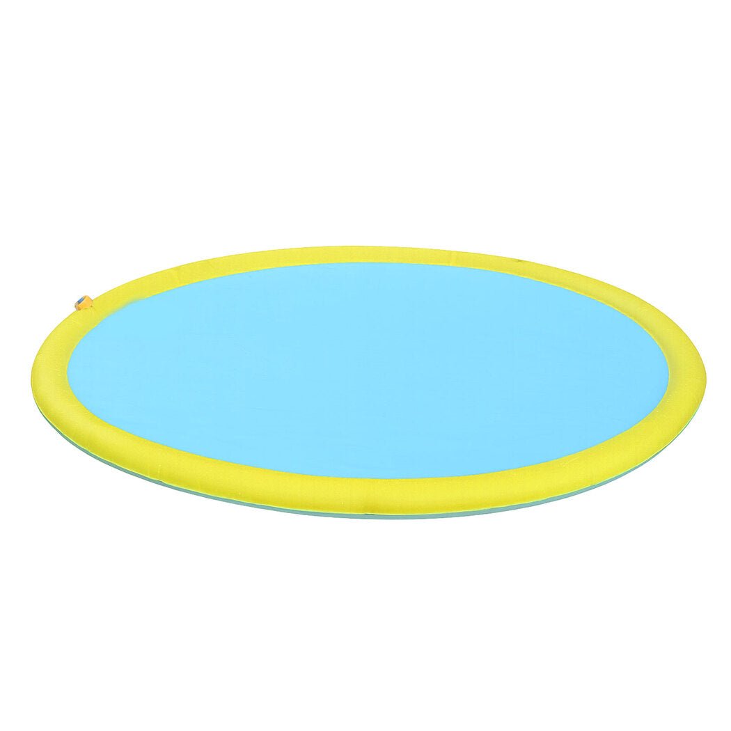 Kids & Pets Splash Pad 240cm Adjustable Sprinkler Water Mat - Blue & Yellow - Rivercity House & Home Co. (ABN 18 642 972 209) - Affordable Modern Furniture Australia