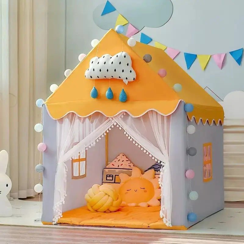 Kids Play Tent Wigwam Tipi Princess Castle - Baby & Kids > Baby & Kid's Toys > Pretend Play - Rivercity House & Home Co. (ABN 18 642 972 209) - Affordable Modern Furniture Australia