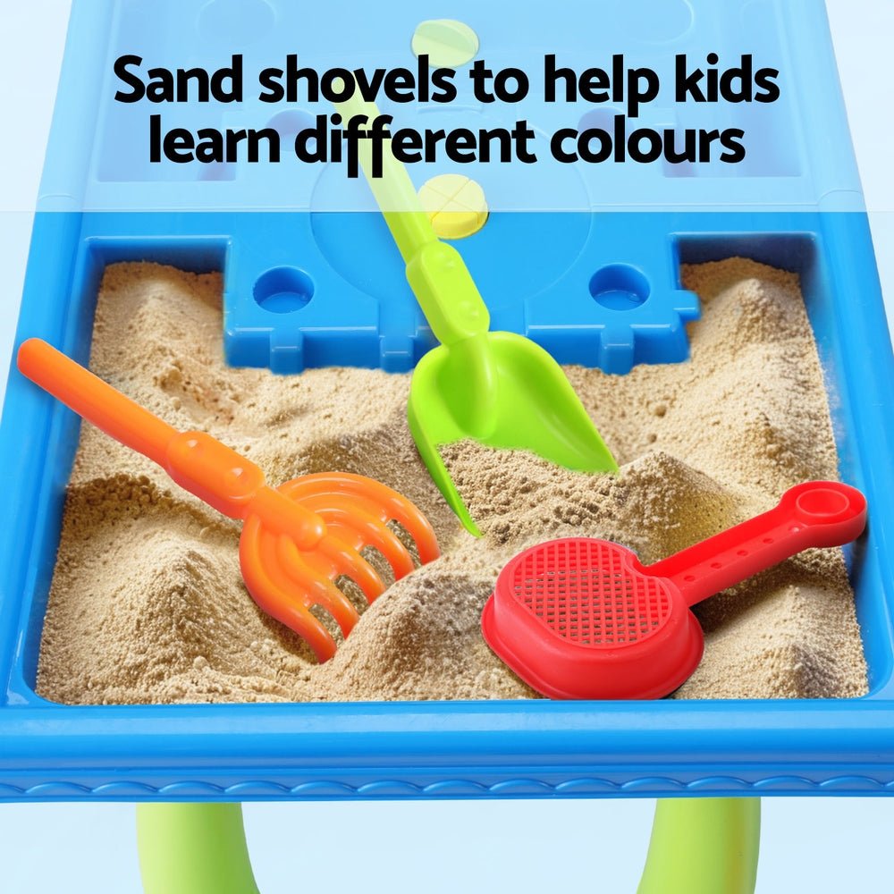 Kids Sand and Water Table Windmill Shovel Outdoor Sandpit Toys Beach Play - Baby & Kids > Toys - Rivercity House & Home Co. (ABN 18 642 972 209) - Affordable Modern Furniture Australia