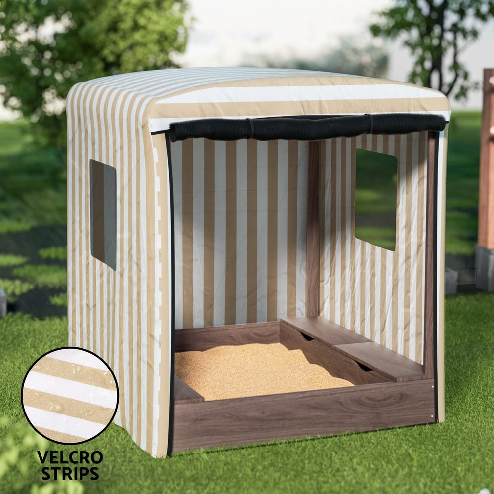 Kids Sandpit Wooden Sandbox Sand Pit with Canopy Window Water Basin 120cm - Auto Accessories > Auto Accessories Others - Rivercity House & Home Co. (ABN 18 642 972 209) - Affordable Modern Furniture Australia